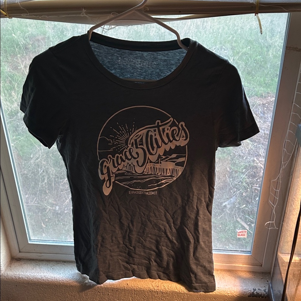 Grand Cities Women's Black Graphic Tee